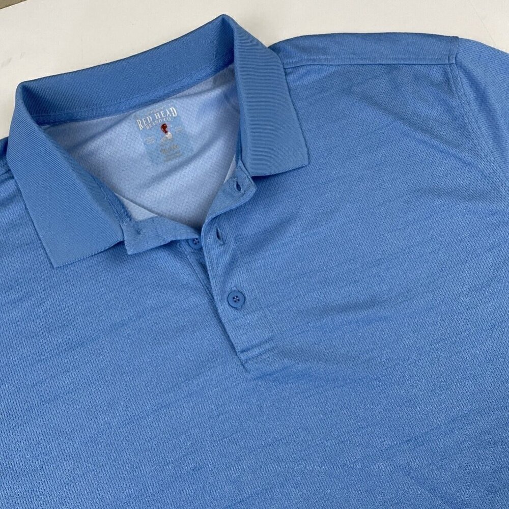 Red Head Brand Co. Polo Shirt Men’s XL Blue Polyester Golf Casual